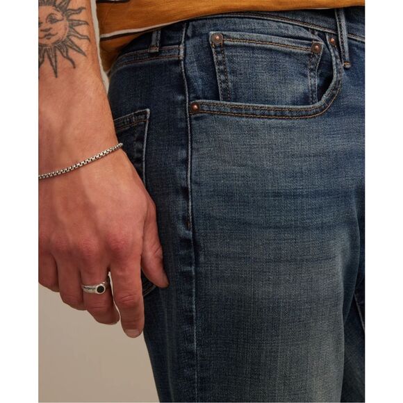 NWT LUCKY BRAND Mens 223 Straight Coolmax Stretch Jean Dark Wash - Picture 4 of 6